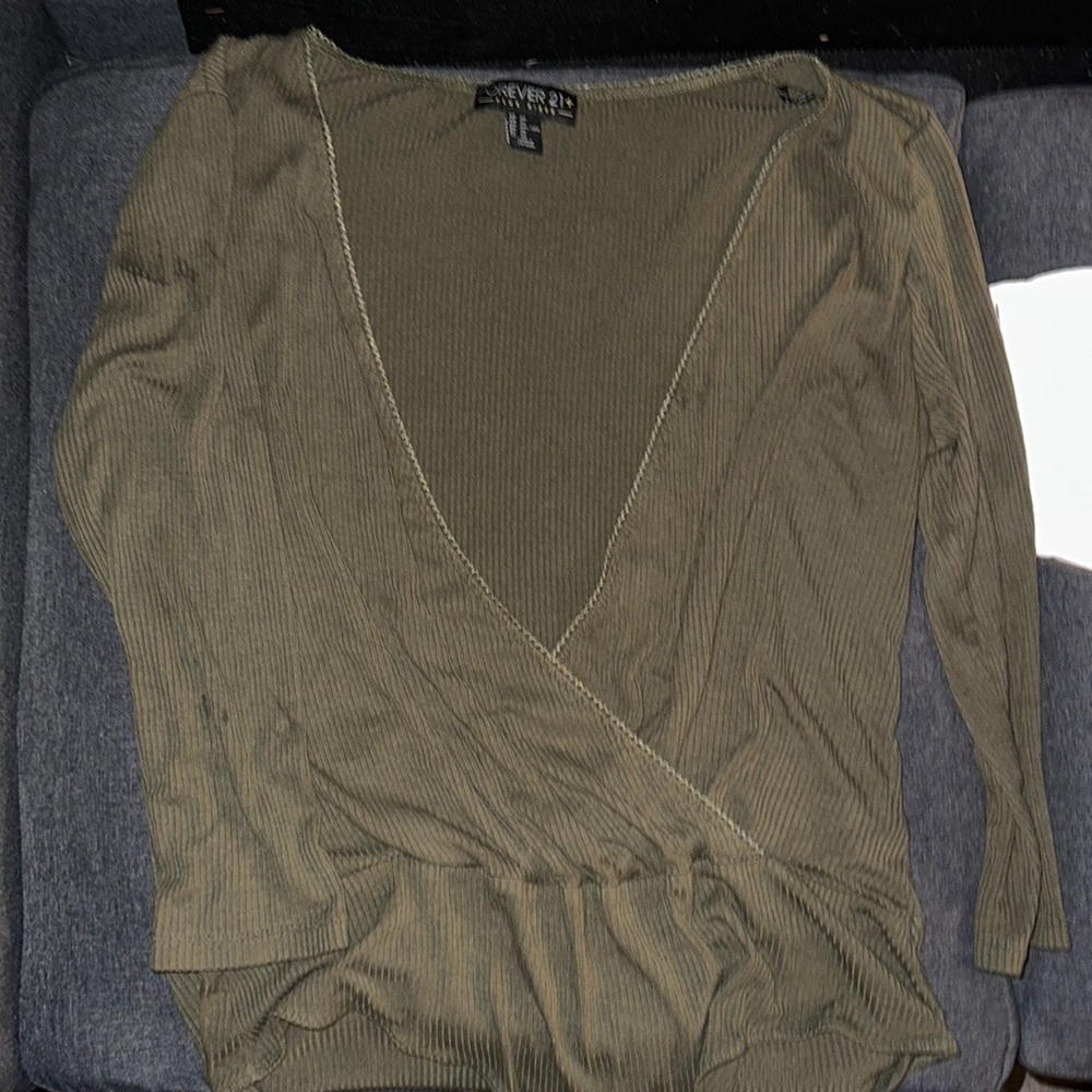 Dark green, bodysuit, long sleeve